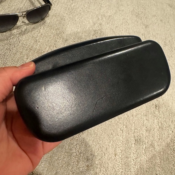 Coach Sunglasses Aviator Olivia 901511 Silver Black W/ Gray Lens main image 6